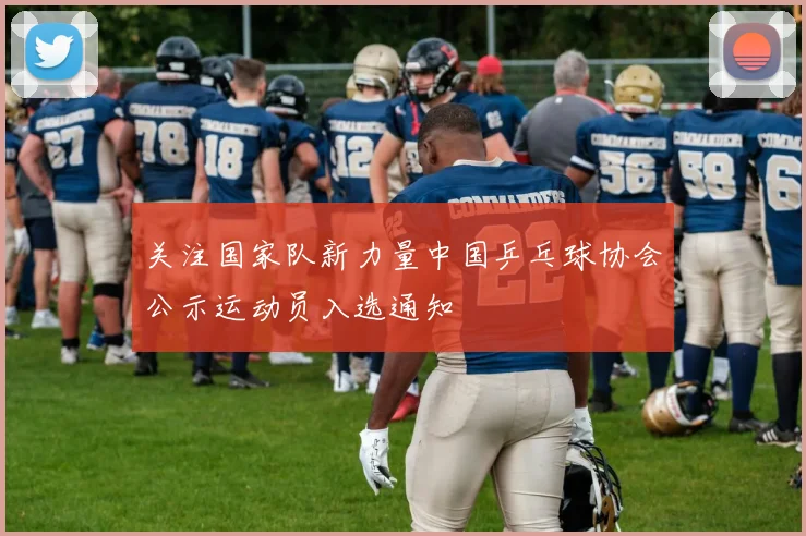 关注国家队新力量中国乒乓球协会公示运动员入选通知